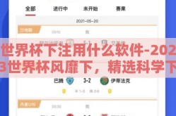 世界杯下注用什么软件-2023世界杯风靡下，精选科学下注指引APP