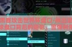 黑客攻击世界杯盘口-揪出足球盘口背后的暗影，警惕利用黑客技术操纵赛事
