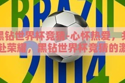 黑钻世界杯竞猜-心怀热爱，共赴荣耀，黑钻世界杯竞猜的激情一夏