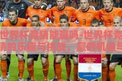 世界杯竞猜能赢吗-世界杯竞猜的乐趣与挑战，赢的机遇与智慧并进