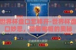世界杯盘口怎样开-世界杯盘口妙思，运筹帷幄的奥秘