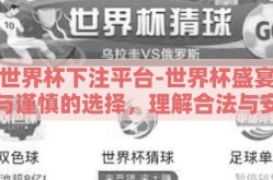 世界杯下注平台-世界杯盛宴与谨慎的选择，理解合法与安全的下注平台