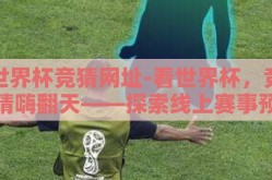 世界杯竞猜网址-看世界杯，竞猜嗨翻天——探索线上赛事预测的趣味乐园