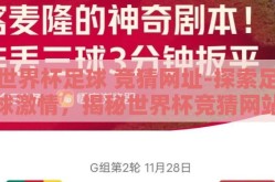 世界杯足球 竞猜网址-探索足球激情，揭秘世界杯竞猜网站的奇妙世界