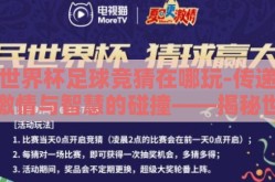 世界杯足球竞猜在哪玩-传递激情与智慧的碰撞——揭秘世界杯足球竞猜的精彩玩法