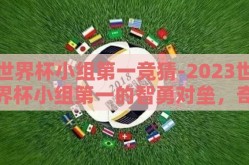 世界杯小组第一竞猜-2023世界杯小组第一的智勇对垒，奇妙竞猜之旅