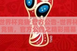 世界杯竞猜 官方公告-世界杯竞猜，官方公告之精彩揭幕
