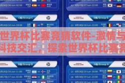 世界杯比赛竞猜软件-激情与科技交汇，探索世界杯比赛竞猜软甲的魅力
