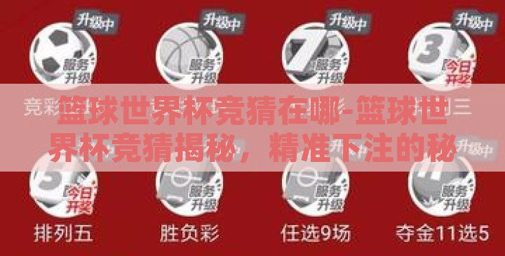 篮球世界杯竞猜在哪-篮球世界杯竞猜揭秘,精准下注的秘籍和渠道 篮球世界杯竞猜在哪-篮球世界杯竞猜揭秘,精准下注的秘籍和渠道