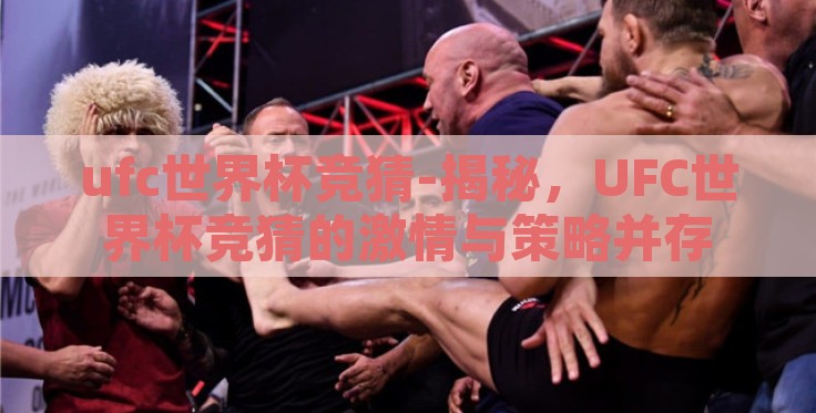 ufc世界杯竞猜-揭秘,UFC世界杯竞猜的激情与策略并存 ufc世界杯竞猜-揭秘,UFC世界杯竞猜的激情与策略并存