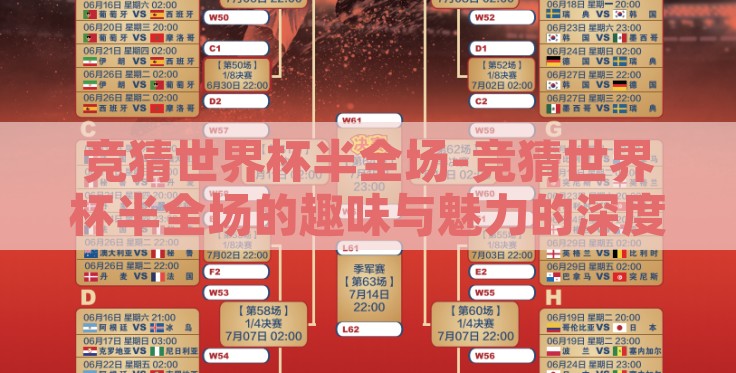 竞猜世界杯半全场-竞猜世界杯半全场的趣味与魅力的深度探讨