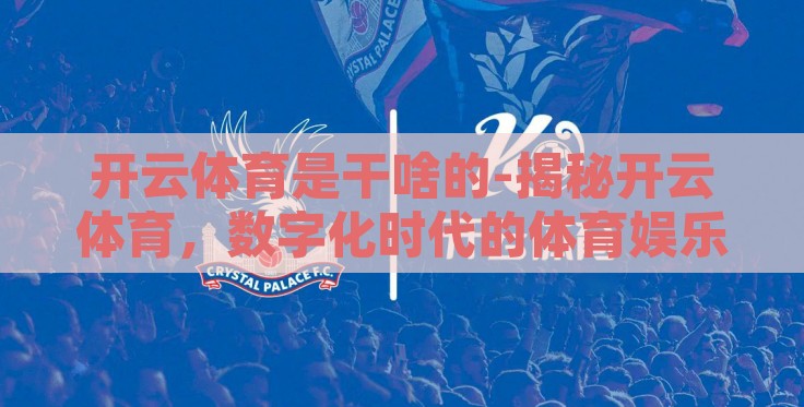 开云体育是干啥的-揭秘开云体育,数字化时代的体育娱乐新航向 开云体育是干啥的-揭秘开云体育,数字化时代的体育娱乐新航向