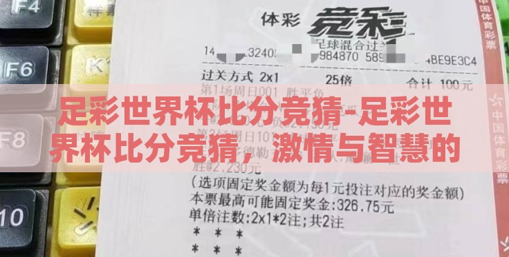 足彩世界杯比分竞猜-足彩世界杯比分竞猜，激情与智慧的碰撞