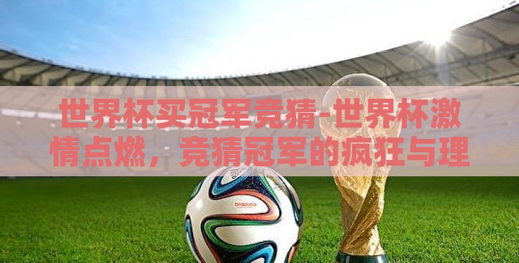 世界杯买冠军竞猜-世界杯激情点燃，竞猜冠军的疯狂与理性