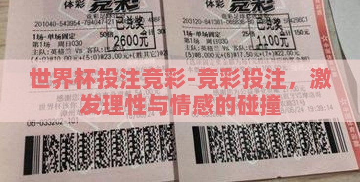 世界杯投注竞彩-竞彩投注,激发理性与情感的碰撞 世界杯投注竞彩-竞彩投注,激发理性与情感的碰撞