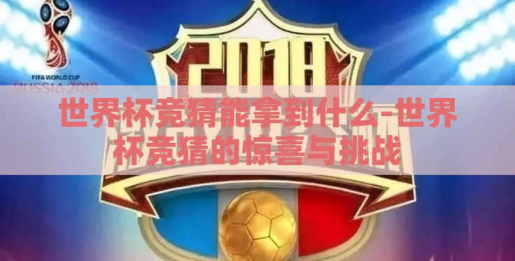 世界杯竞猜能拿到什么-世界杯竞猜的惊喜与挑战