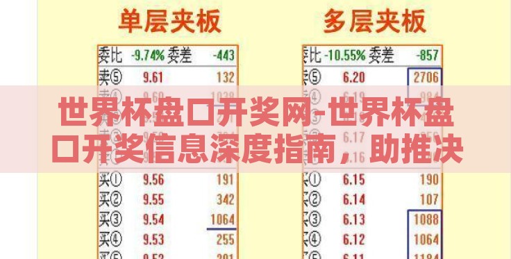 世界杯盘口开奖网-世界杯盘口开奖信息深度指南,助推决胜一注 世界杯盘口开奖网-世界杯盘口开奖信息深度指南,助推决胜一注